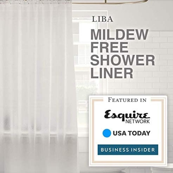 LiBa Bath 72x72 Clear Shower Curtain Liba Poshmark